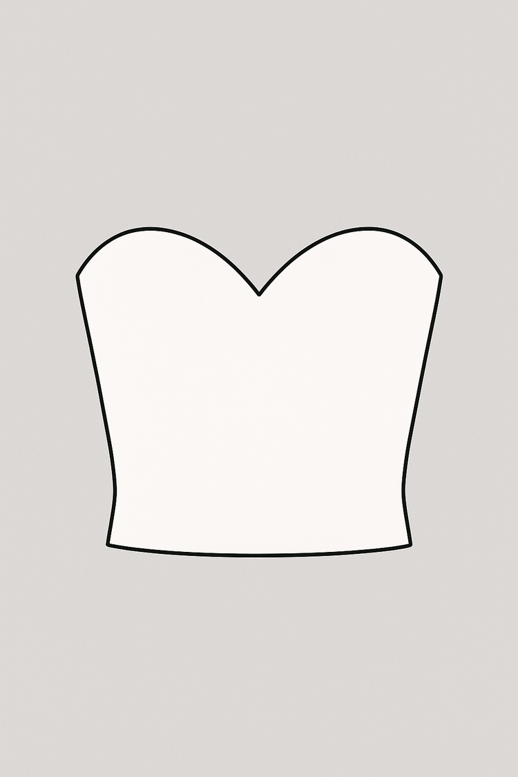 Büstiyer kalıbı kartona baskılı tüm seri