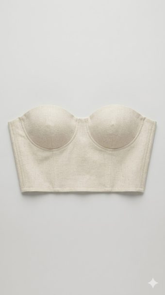 Göğsü 2 parçalı Sütyen büstiyer kâğıda baskılı tüm seri