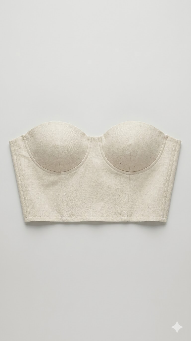 Göğsü 2 parçalı Sütyen büstiyer kâğıda baskılı tüm seri